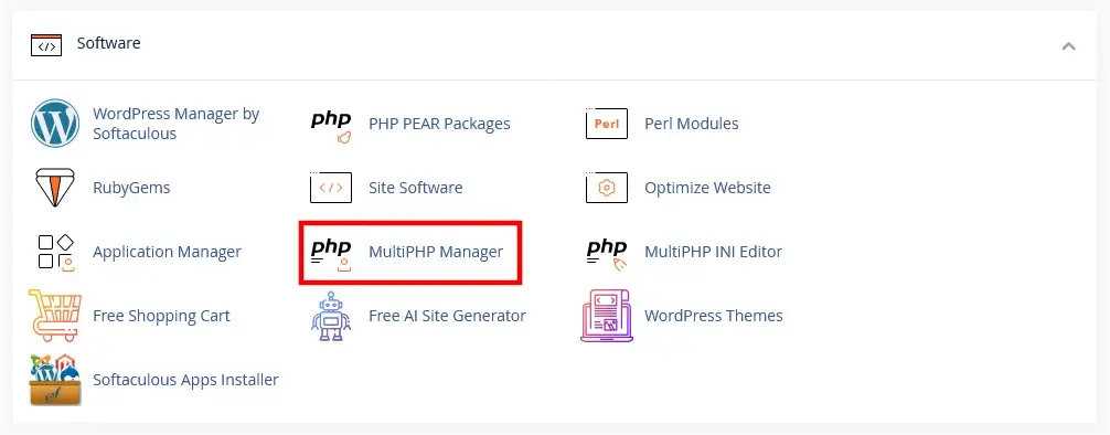 How to Update the PHP Version of Your WordPress Site, Changing the PHP Version of Your WordPress Website in cPanel 2