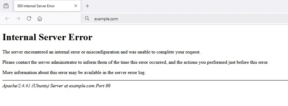 51 Common WordPress Errors and How to Fix Them, 1. 500 Internal Server Error