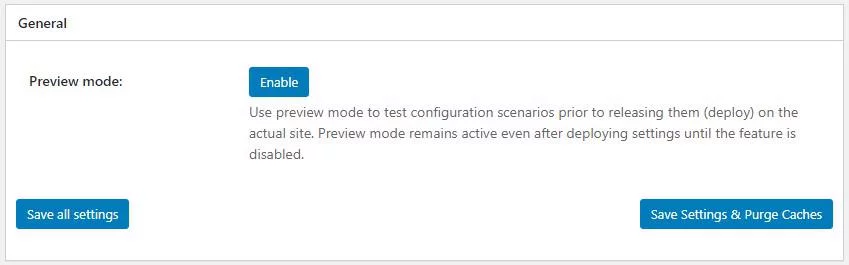 Optimize Website Speed with W3 Total Cache, General Options