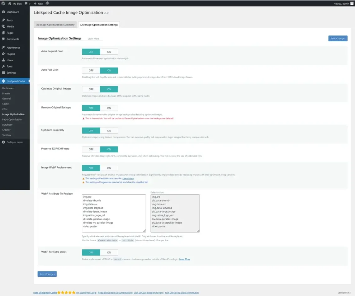 LiteSpeed Cache for WordPress: Enhance Your Site Speed and Performance, Image Optimization With LiteSpeed Cache 2