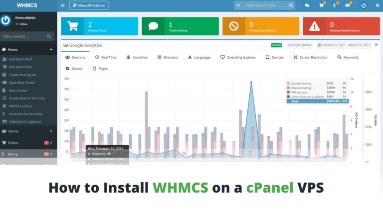 how to install cpanel whm on vps
