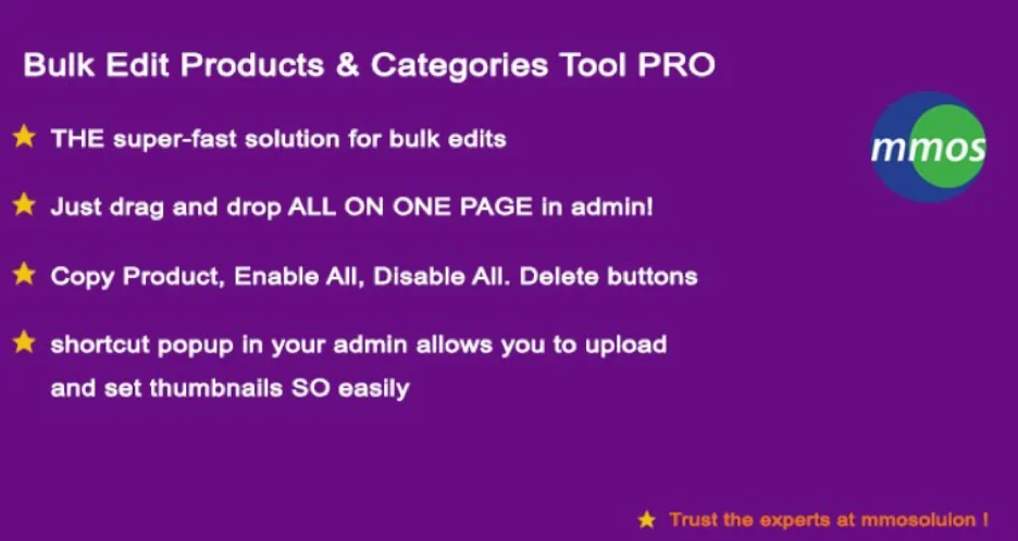 The Top OpenCart Extensions to Enhance Your Online Store, Bulk Edit Products & Categories Tool PRO