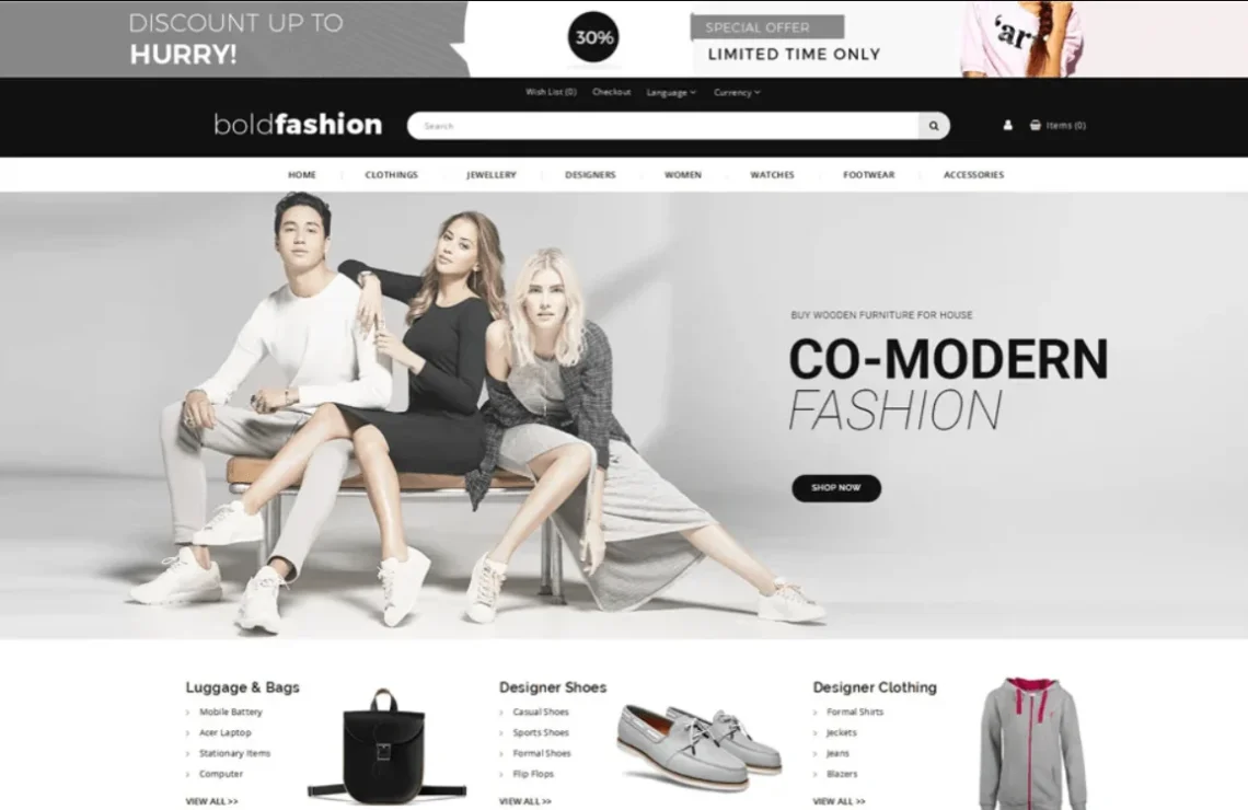 Top OpenCart Themes for a Visually Appealing Online Store, Top OpenCart Themes for Fashion and Apparel Online Stores 