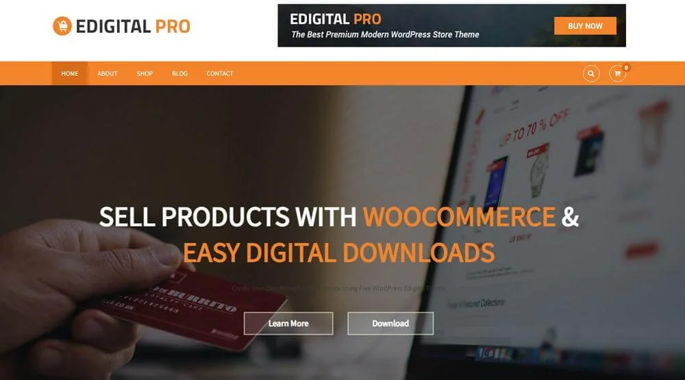 Best WooCommerce Themes for Digital Products, Edigital