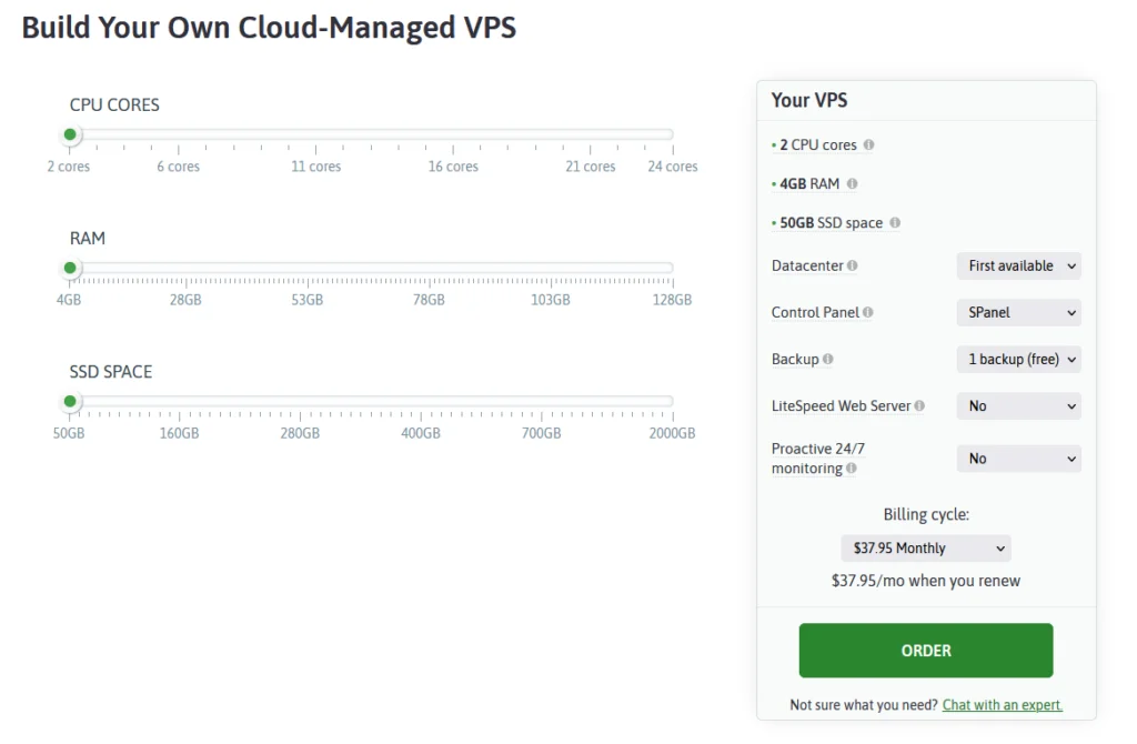 Do you provide custom hosting plans?