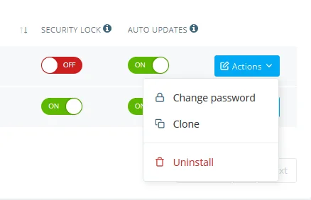 Getting Started with SWordPress Manager, Cloning, deleting, and changing the password of WordPress installations with SWordPress