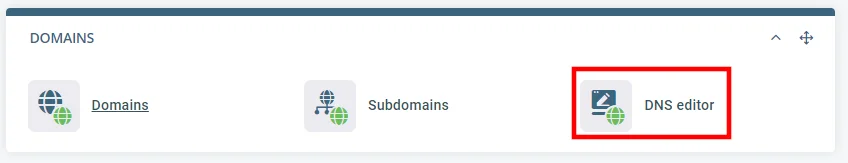 How to Add a DNS A record, Setting a new A record through SPanel 2