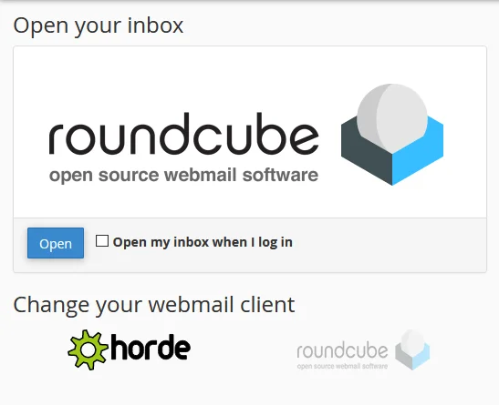 Getting Started With Email Hosting, Accessing Email Accounts via Webmail 2