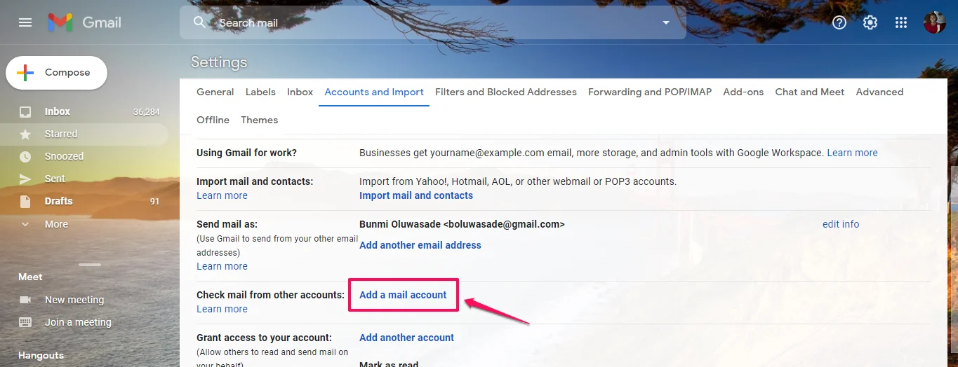 Use IMAP Settings to Add My Email Address to an Email Client, How To Add An Email Address to Gmail Using IMAP Settings 4