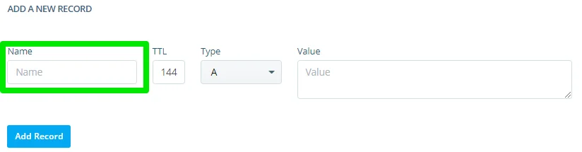 DNS Management, How To Add a Wildcard DNS Record?